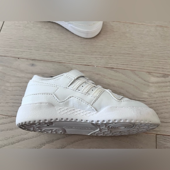 Adidas Kids Ortholite White Velcro Sneakers Shoes US Size 9K - Picture 5 of 16